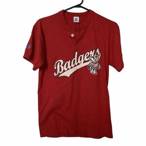 Russel Athletics Pony Baseball Badgers Sport Tee Small